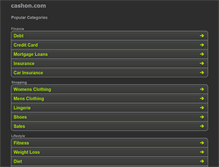 Tablet Screenshot of cashon.com